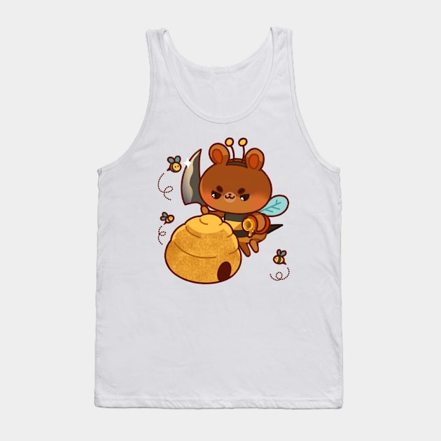 Honeybee Costume Murder Bear Tank Top by vooolatility